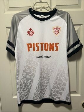 Detroit Pistons Heritage Edition Chinese Lunar New Year Jersey T-shirt L NBA